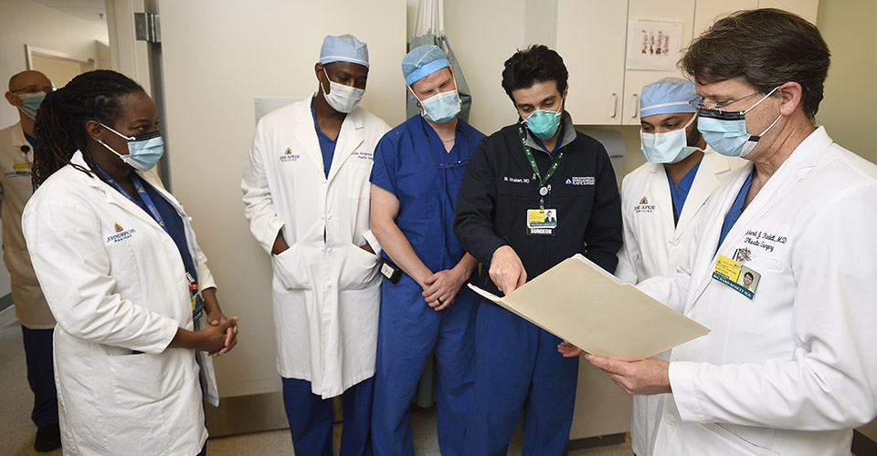 Plastics faculty and residents.