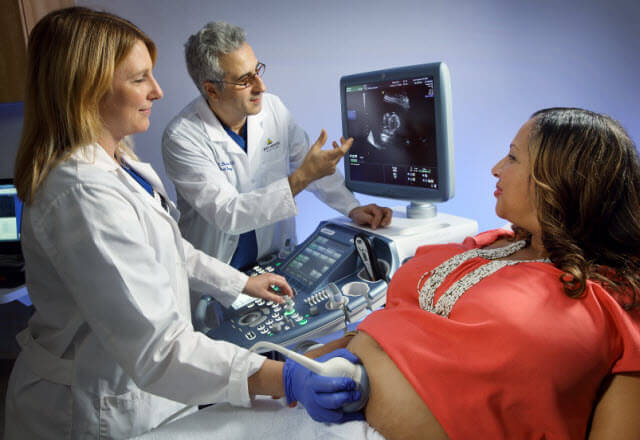 Dr. Baschat and patient